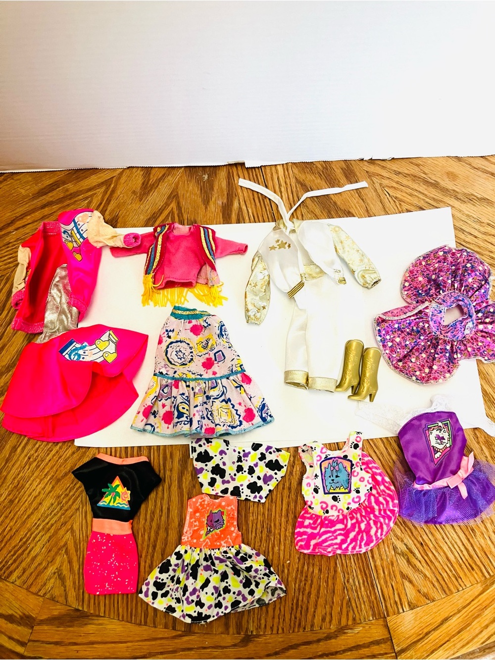 Barbie 1980/90’s Barbie & Skipper Outfits Lot(7) Incomplete Read